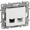 Legrand Niloe ICT zásuvka RJ11+RJ45 Kategorie 5 UTP White (764570)