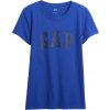 Dámske tričko GAP, V-FRNCH SS LOGO CLSSC TEE FA25 Modrá,Čierna XL