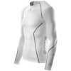 Skins Bio A200 Mens White long sleeve top M; Bílá kompresní oblečení