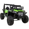 Joko Elektrické autíčko Buggy UTV 24V 200W penové kolesá kožené sedadlo nosnosť 50kg zelená
