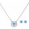 Swarovski súprava šperkov s modrými kryštálmi sparkling dance 5480485