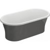 Polimat Amona voľne stojaca akrylátová vaňa 150x75, grafitová, 00413