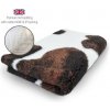 DRYBED Premium Vet Bed Highland Ayrshire Cow 150 x 100 cm
