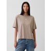 GAP Oversize tričko s logom Béžová XL