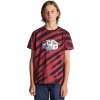 Dc WES EARTH RED TIE DYE detské tričko s krátkym rukávom - 14/L