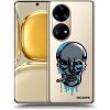 Picasee silikónový prehľadný obal pre Huawei P50 - EARTH - Lebka 3.0
