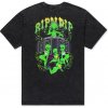 RIPNDIP - Tričko GALACTIC DANCE FLOOR Black Wash Veľkosť: M