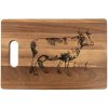 ORION Doska na krájanie/serv. KRÁVA 36 x 24 cm, drevo/akácia