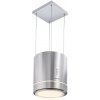 Klarstein Tron Ambience, digestor, 38 cm, ostrovčekový, 540 m³/h, LED, nehrdzavejúca oceľ (CGCH2-TronAm-SS)