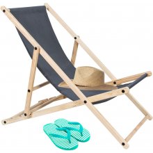 Jiubiaz Relax Lounger Sun Chair Grey