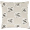 Bellatex vankúš dopredaj V55/280 Srdce čierne Rozmer 45x45 cm
