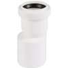 OSMA HT odpadová / kanalizačná redukcia nesúosá dlhá DN 50/40 - dĺžka 62 mm - HTR - biela