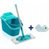 Vedro a plochý mop Leifheit PowerClean M 33 cm