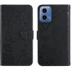 VSETKONAMOBIL 90371 ART BLOSSOM Peňaženkový obal pre Motorola Moto G35 5G čierny