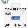 Dobíjateľný ultrazvukový odpudzovač kliešťov pre psov a mačky Tickless Mini Dog Greek Blue