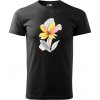 Handel Tričko - Kvetinová harmónia Farba: čierna, Veľkosť: 2XL, Strih trička: pánsky