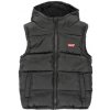 Levis Bundy BATWING DIRECT EMB PUFFER VEST Čierna