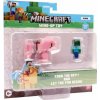 MINECRAFT S2 3D WIND-UP TOY - BABY ZOMBIE & PIG