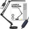 Stolná lampa RETOO čierna LED 40 W s 3 farbami svetla a reguláciou