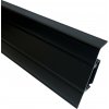 Lišta soklová PVC Arbiton MACK - Čierna matná 220