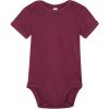 Babybugz Dojčenské body s krátkym rukávom Burgundy