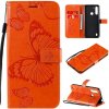 Peňaženkové 3D puzdro na Motorola Moto G8 Power Lite - Oranžový