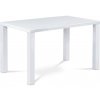 Autronic, Jedálenský stôl 120x80cm, biely vysoký lesk, AT-3006 WT