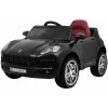 Autíčko Turbo-S na akumulátor pre deti Čierne s rádiom MP3