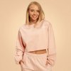 BeastPink Dámska cropped mikina Bliss Pink - XS