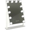 IKO Zrkadlo na líčenie LED so žiarovkami USB 30x40cm