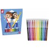 Janod Colorino Detské Fixky 12 Farieb Od 3 Rokov