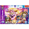 Trefl Zoznámte sa s mocnými šteňatami Paw Patrol/Tlapková patrola 41x27,5 cm v krab. 100 dielov