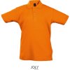 SOL's Collection Polokošile Summer Kids II, piqué, krátký rukáv, pánská COT25134523586-orange Oranžová 8 roků