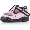 Dievčenské ružové papučky Zetpol Daria kropki 21