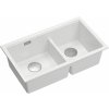 Quadron Logan granitový drez 76x45 cm biela HQL7645U1_BS_U