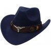 Klobúk Cowboy KP22202 tm.Modrá