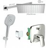 HG SET 7 - Sprchový systém pod omietku, páková batéria Logis, chróm