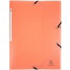 Exacompta Pastel PP Spisové dosky s gumičkou A4 - koralové