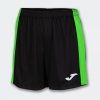 MAXI SHORT futbalové šortky čierna fluo zelená 2XL