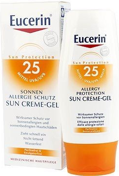 Eucerin Sun vodeodolný ochranný krémový gel na opaľovanie proti slunečný  alergii SPF25 150 ml od 23,88 € - Heureka.sk