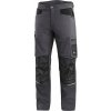 CXS SOLIS ELASTICKÉ pracovné nohavice do pása, PEVNÉ a POHODLNÉ, sivé, veľkosť 56