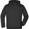 James & Nicholson Mikina JN 47K s kapucí, dětská COT02047K00200-black Černá XS