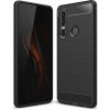 Púzdro CARBON CASE pre HUAWEI P30 LITE - čierne