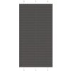 VidaXL Plisovaná roleta čierna 110x200 cm 109,4 cm