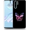 Picasee silikónový prehľadný obal pre Huawei P30 Pro - Diamanty Purple