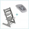 Stokke Tripp Trapp Storm Grey + Newborn set