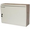 XtendLan 19 nástěnný vertikální rozvaděč 2U, šířka 540mm, hloubka 120mm, plné dveře, šedý