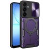 Techsuit – CamGuard Pro kryt s posuvnou ochranou objektívu na Samsung Galaxy A17 5G / A17 4G – fialový