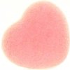 Nos srdíčko růžové plyšové 15 mm