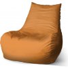 Sablio Sedací vak Bean Mandarinková - 100 x 90 x 45 cm